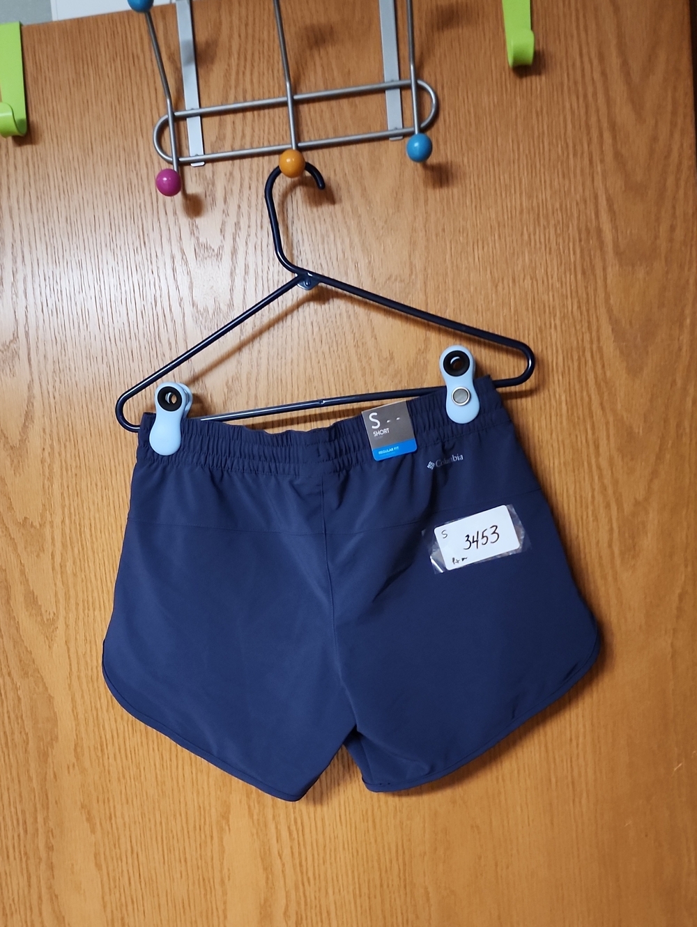 Columbia Women's Navy Athletic Shorts - Size S nwt number 3453